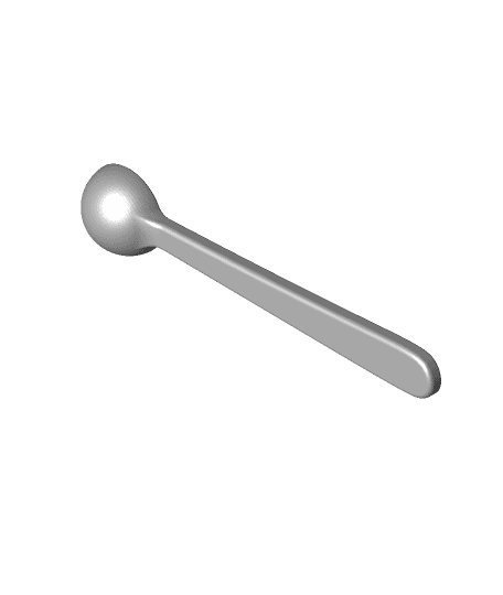 Measuring spoon for tea 3d model