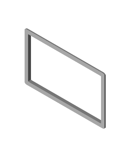 Ender 3 V2 Screen Frame 3d model