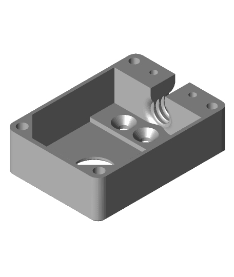 Small Box for Shelly 1 Plus / Shelly 1 PM Home Automation device 3d model