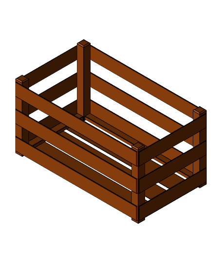 Wood Box 3d model