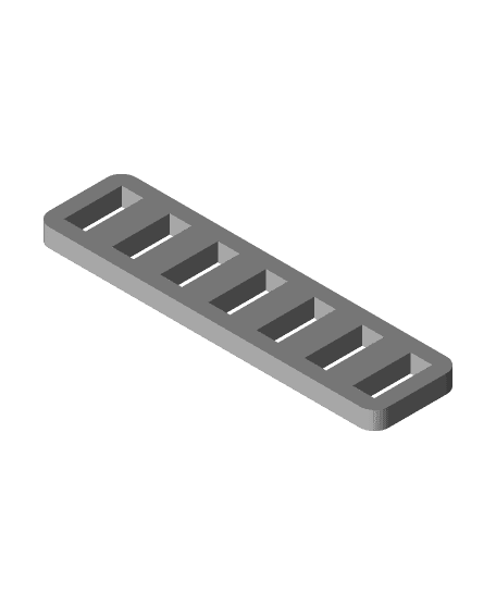 USB and HDMI Dongle Organizers 3d model