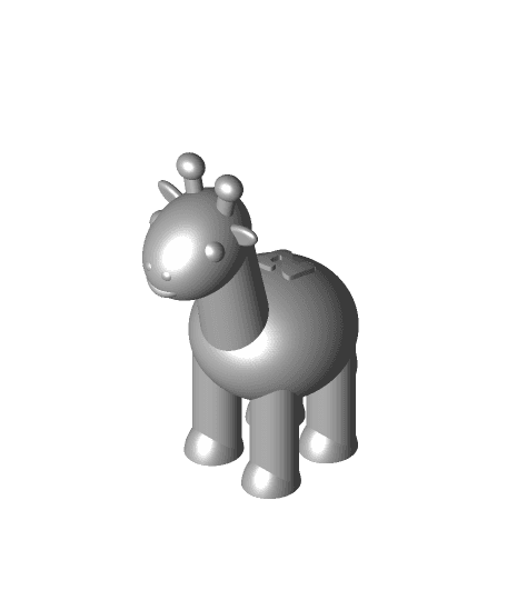 Giraffe (NT Animals) 3d model
