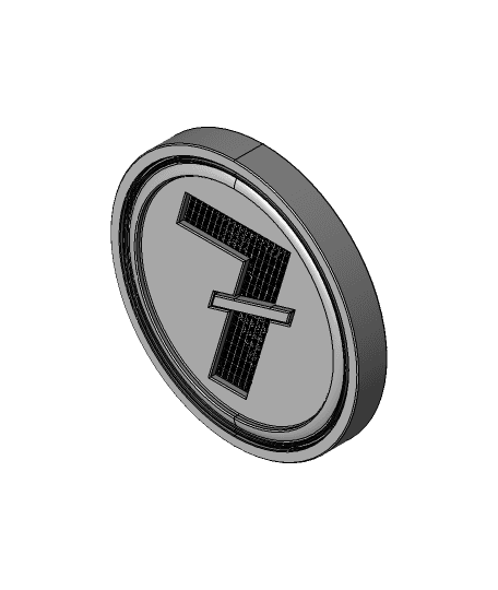 Litecoin Coin  3d model