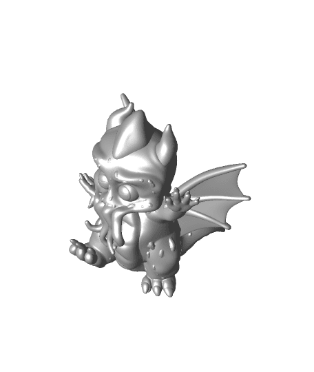 Baby Cthulhu, version 1 by np_dev full viewable 3d model