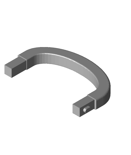 Maniglia grattugia spatzle o spätzlehobel (gnocchetti tirolesi) - grater handle 3d model