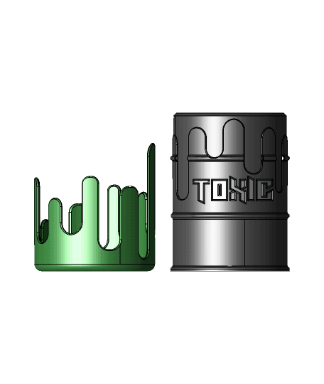 Toxic Sludge Can Cup 3d model