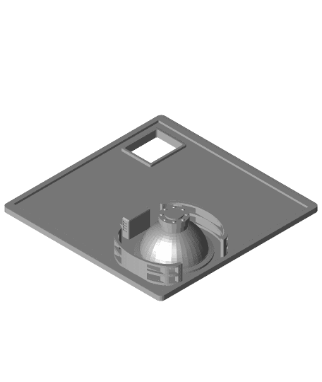 FHW_ Mini Town 1.6 fire hall roof v1.1 3d model