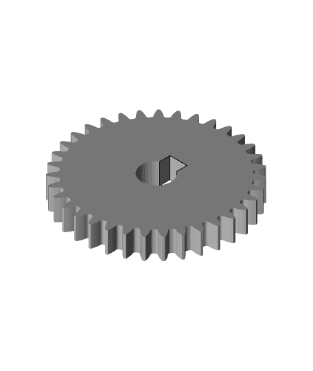 Spur Gear (35 teeth)_mod.par 3d model
