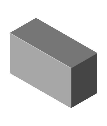 Tissue Box - Plain 3d model
