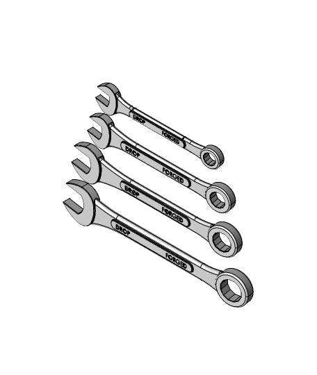 Wrench Set (Juegos de llaves) 3d model
