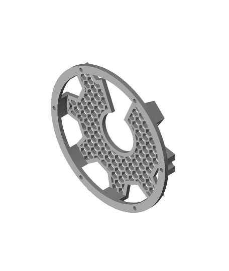 OpenSource Speaker Grill #3DPNSpeakerCover by jaron780 full viewable 3d model