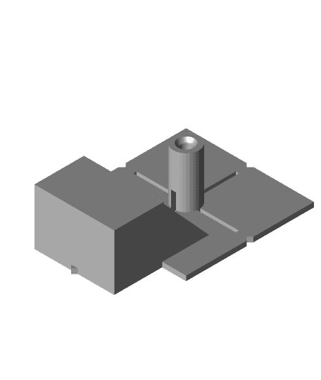 My Customized Drilling guide and drill dust collector for wall drilling 3d model