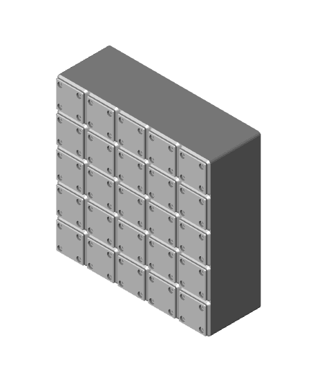 Gridfinity Divider Bins - comprehensive height options 3d model