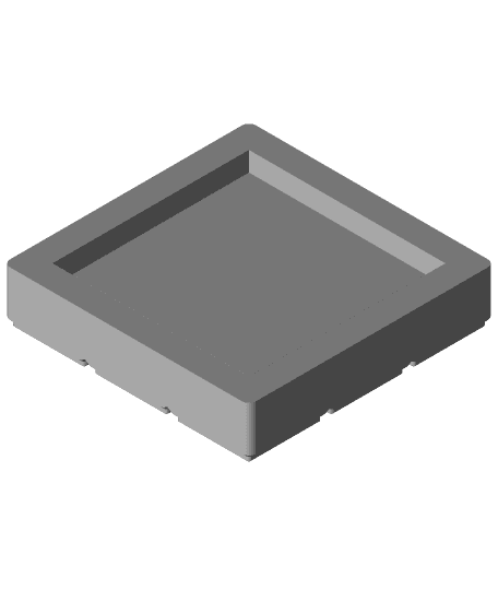 Gridfinity Modified 3x3x28 - 100 Hex Bit Storage System 3d model