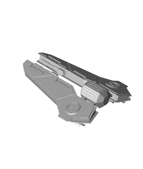 Imperial Spaceship by Emma_Frch full viewable 3d model