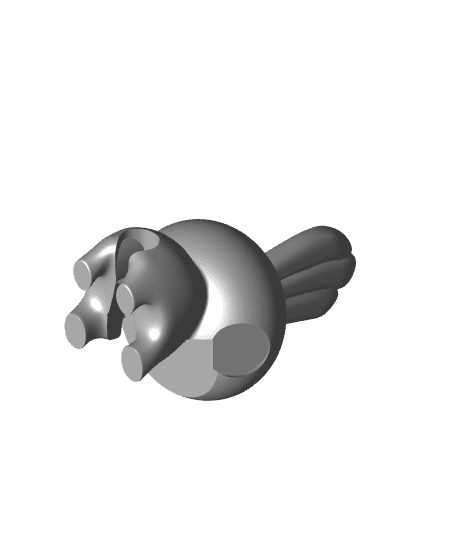 Mudkip Pokemon - Multipart 3d model
