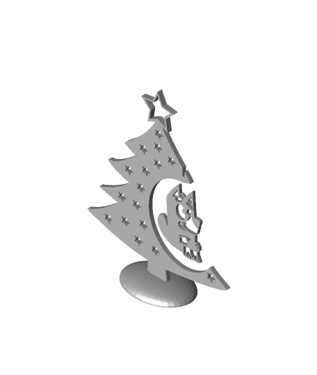 Bluey Christmas Decoration by 3dprintbunny full viewable 3d model