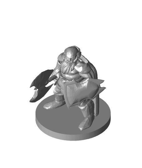 Dwarf Veteran 3d model