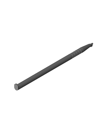 Touchpad pen for the CASIO CP-400-fx.obj 3d model