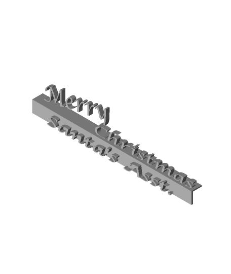 Christmas_Sign.stl by jex7 full viewable 3d model