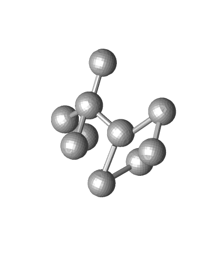 Molecule Model 3d model