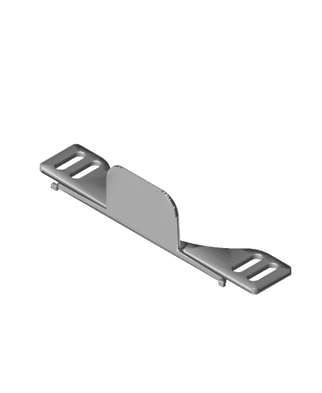 Computer case perpendicular fan mount 3d model