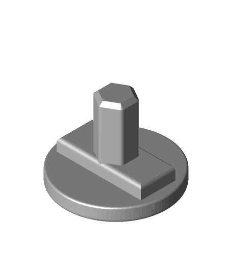 X-Tool Hexagonal cutting board pins 3d model