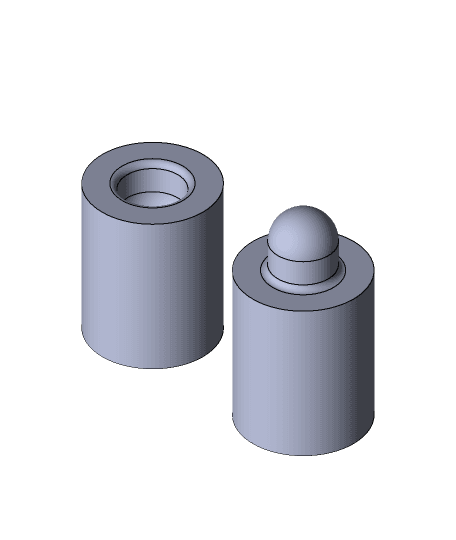 Cylinder Locking Block 3d model
