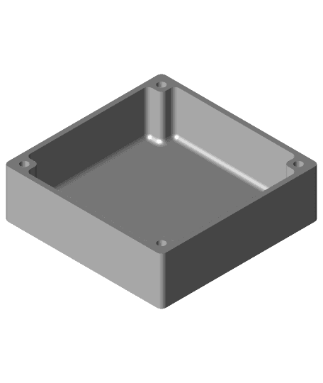 3d printable box with lid 3d model