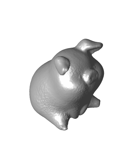 Squat pig（generated by Revopoint POP） 3d model