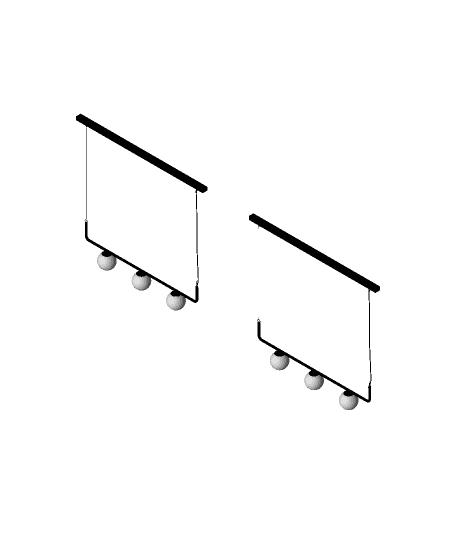 Tris lamp, SKU. 23716 by Pikartlights 3d model