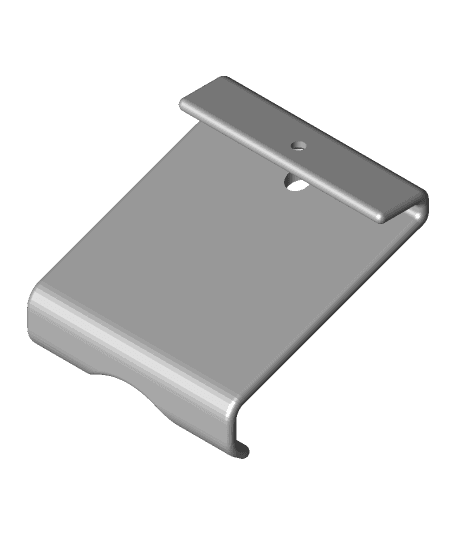 Wall Mounted Nintendo Switch Holder by beefbriscuit full viewable 3d model