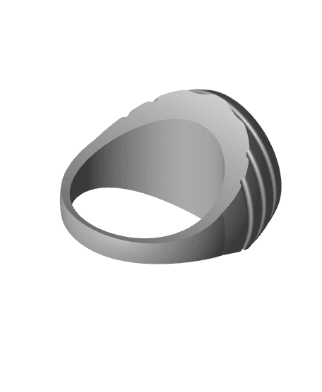 Captain Planet Rings - Fire, Water, Wind, Earth, and, Heart rings 3d model