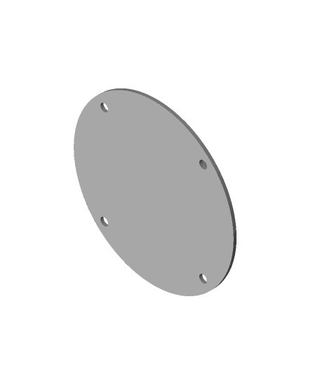 Dial Indicator Magnetic Backplate 3d model
