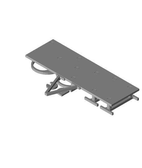 IPSC Wall Stand for your Medals 3d model