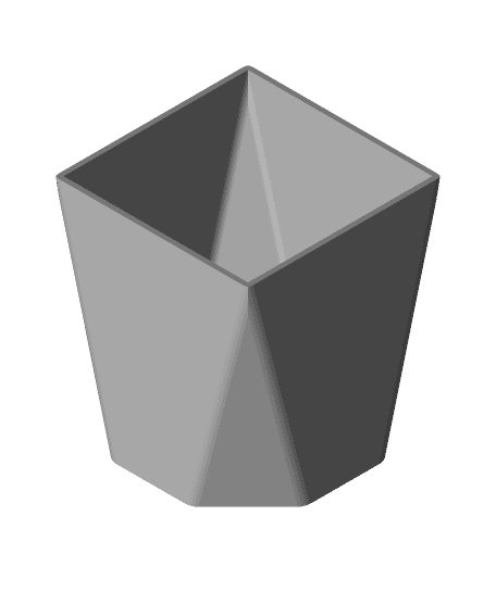 Octagon Vase Mode Pot/Planter 3d model