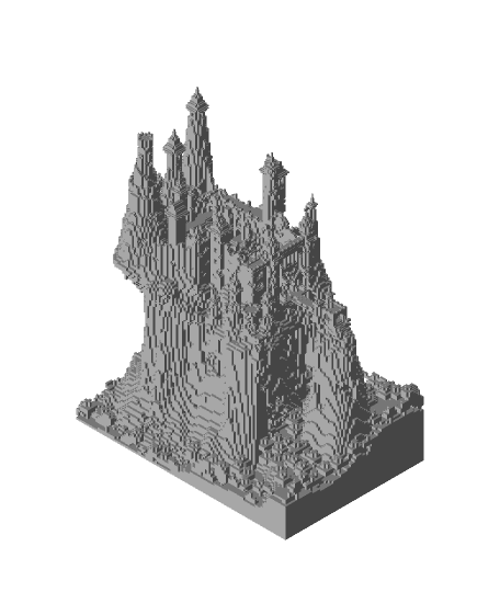 Minecraft Maleficent Castle 3d model