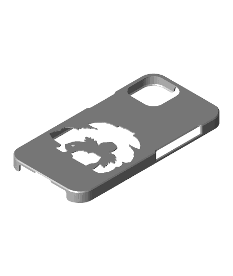 iphone 14 Bulbasaur evo case by yurokos full viewable 3d model