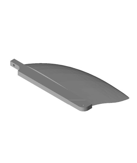 US box shallow SUP fin.stl 3d model