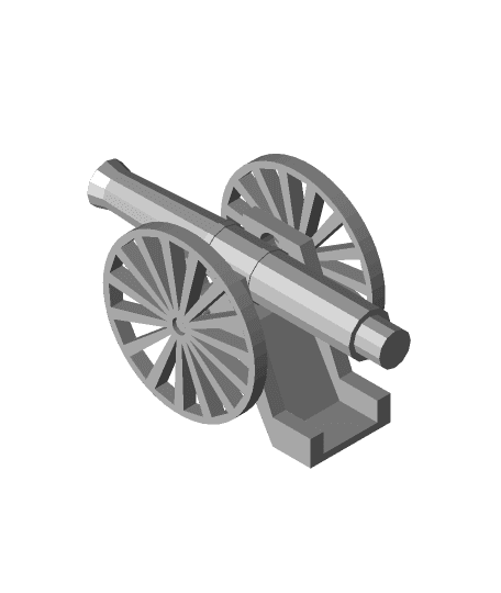 cartoon cannon.stl 3d model