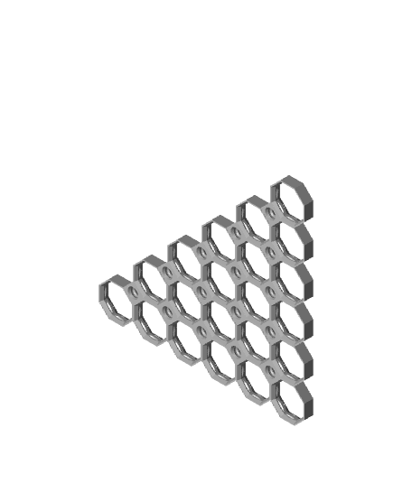 6x6 Multiboard Tile Bracket 3d model