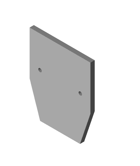 Blower Attachment Bracket for the Back 3d model