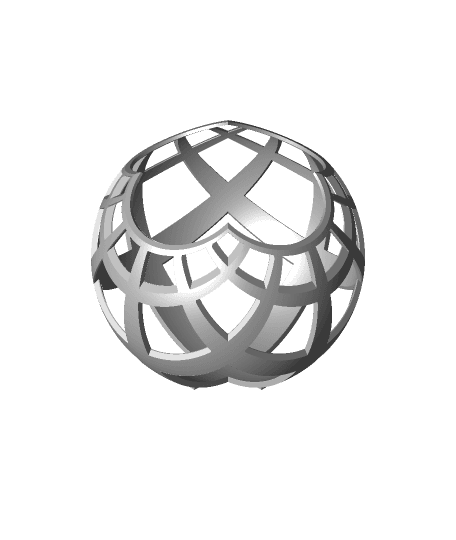 Stereographic projection 3d model