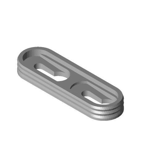 Keyhole Hanger (Single & Double) 3d model
