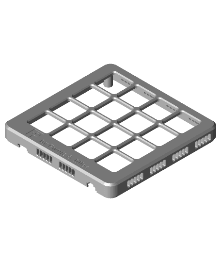 M5 Atom Matrix case by Pwuts full viewable 3d model