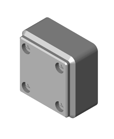 Gridfinity 1x1 half pan watercolour block holder 3d model