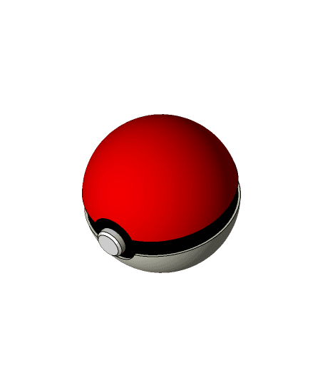 Poké Ball or Pokemon Ball by mihirmistry- full viewable 3d model
