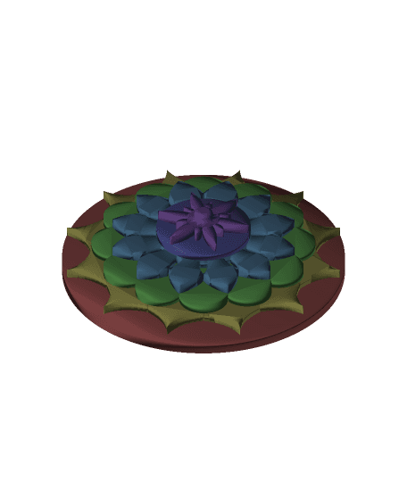 Mandala mini by LKFLand full viewable 3d model