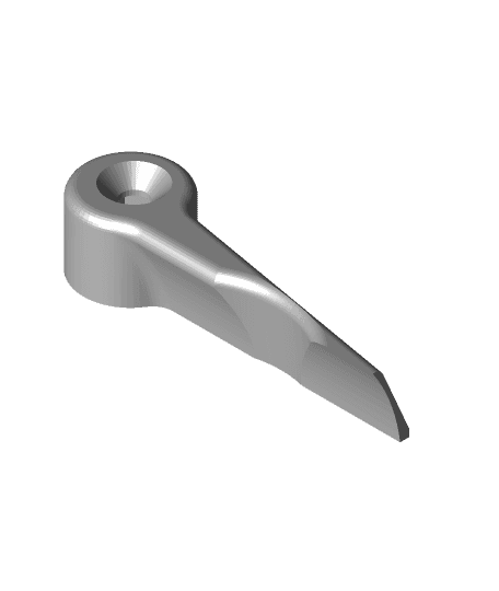 Lever for two piece wing paddle (Epic) 3d model