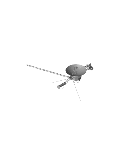 NASA_Voyager 3d model